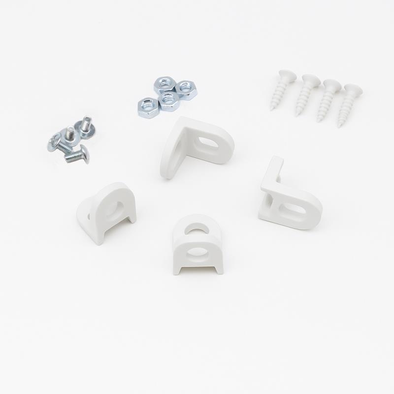 painted shelfsupport including dowels and screws painted (1 kit - 4 shelfsupport)