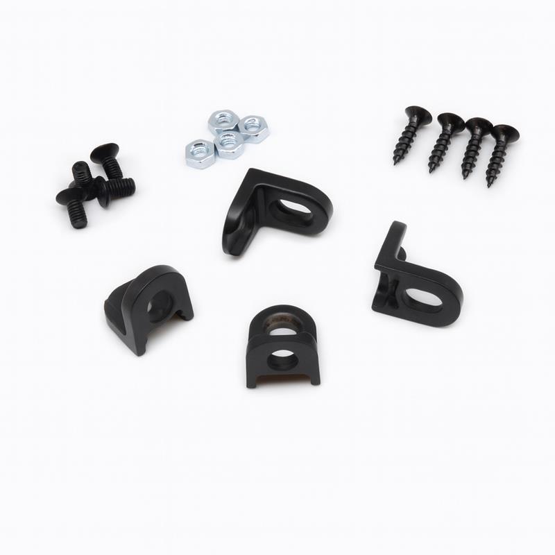Shelf supports for LOOP system, black