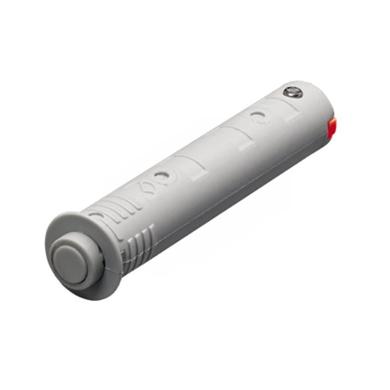 Taquet d'ouverture par pression fort dissimulé gris