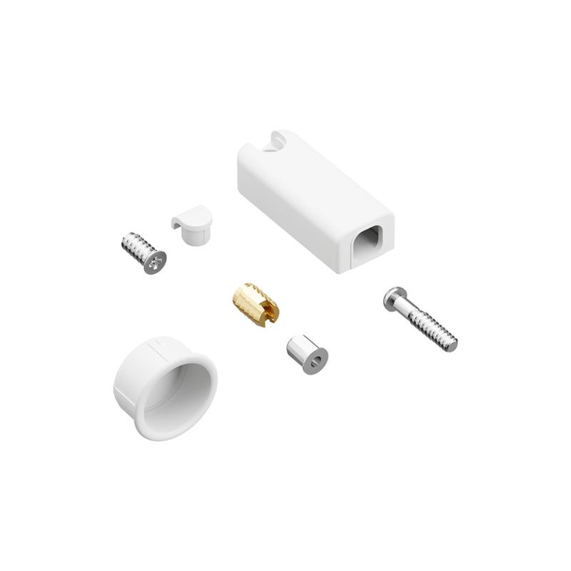 Push latch WingLine L Push to move with mechanical catch white