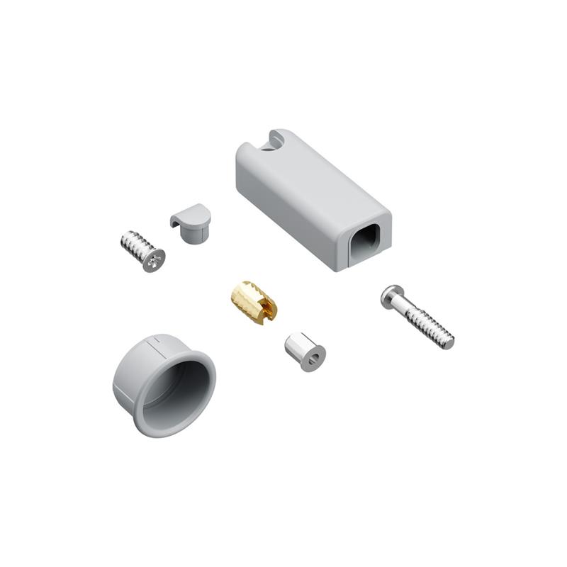 Image Push latch with mechanical catch grey