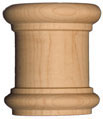 Maple spool and half round (two halves)