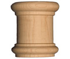 Maple spool and half round (two halves)