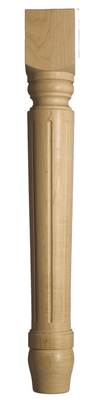 34½ in Maple turning post