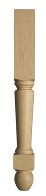 34½" Maple turning post