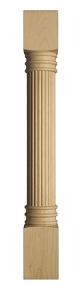 34½" Maple turning post