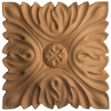 8 in Maple square Rosette