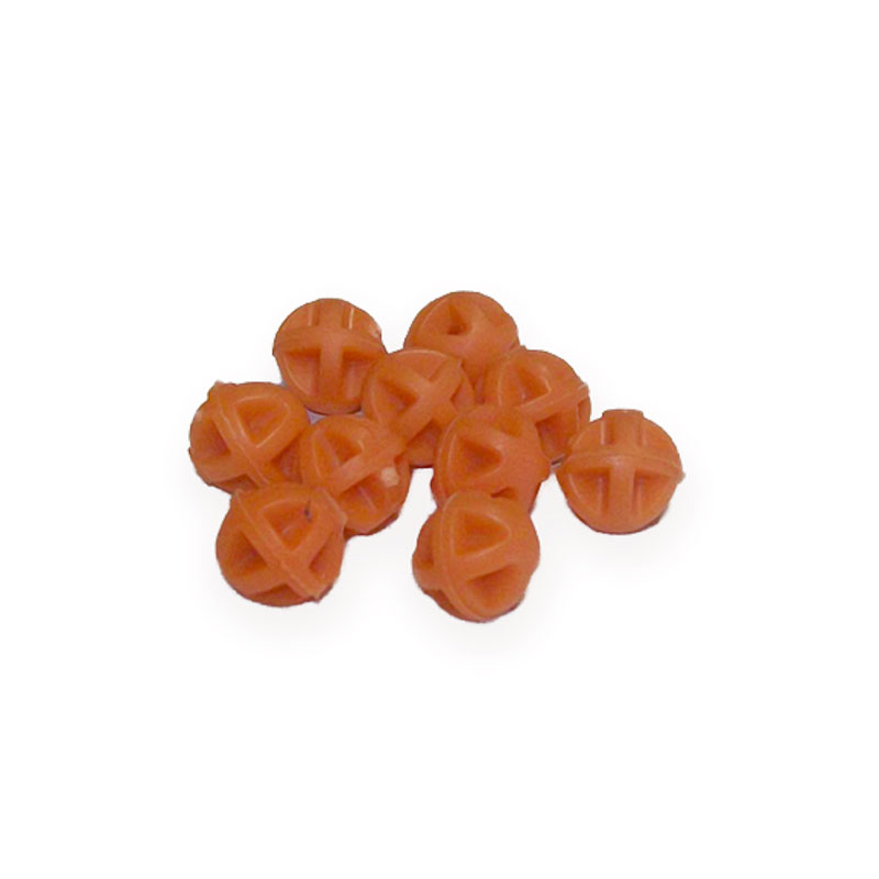 Synergy ball spacers ¼" cream or orange color