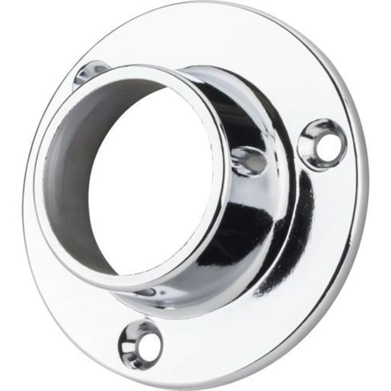 Image Chrome closed flange - 1¼" rod