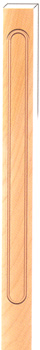 34½ in Maple corner post - 6 in base