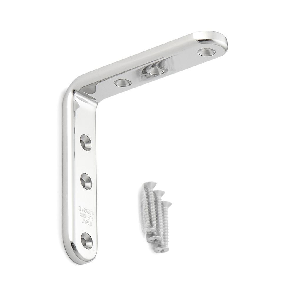 Angle bracket 90 x 90 mm stainless steel