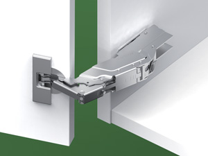 Grass Tiomos 160º full overlay hinge dowels integrated damper